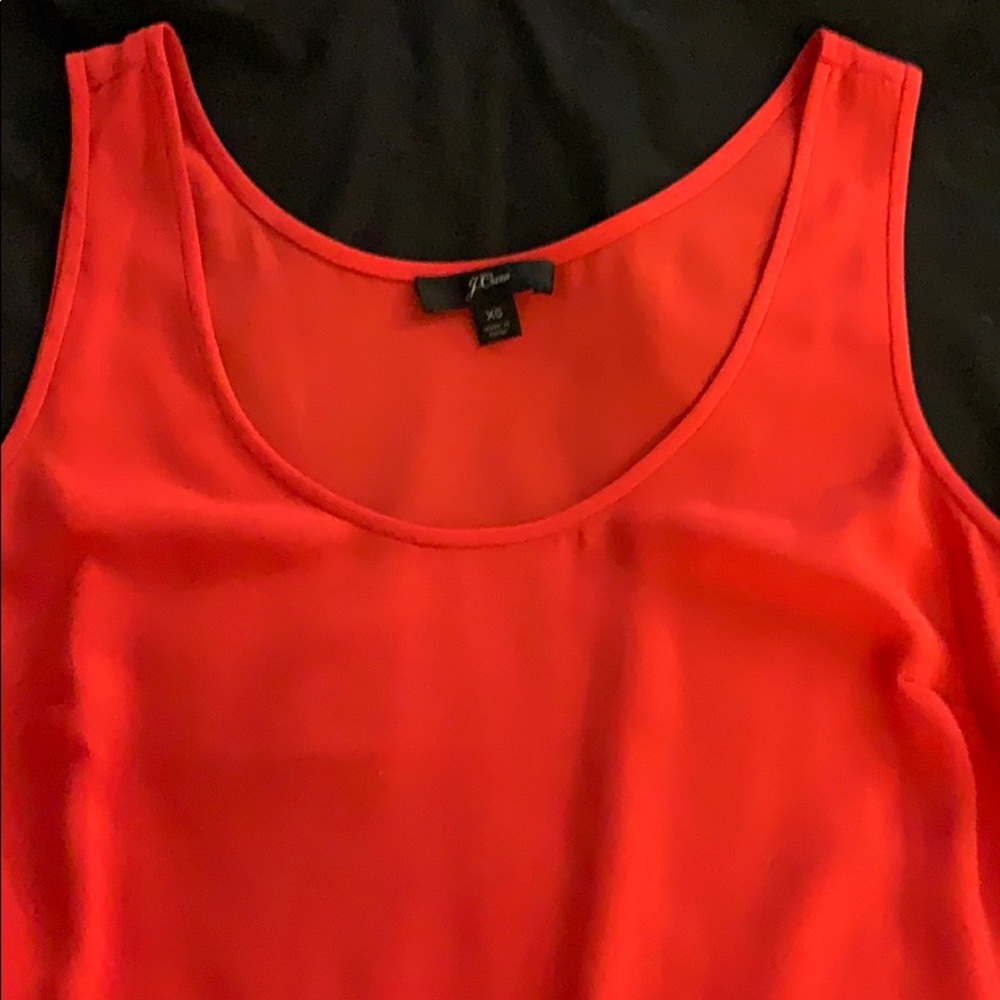 J crew Orange/Red Tank too